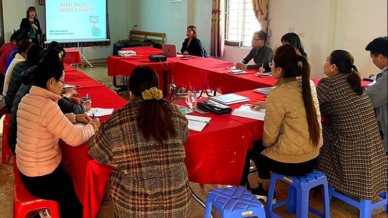 Tập huấn công tác chăm sóc sức khỏe sinh sản vị thành niên, thanh niên tại huyện Sốp Cộp năm 2023
