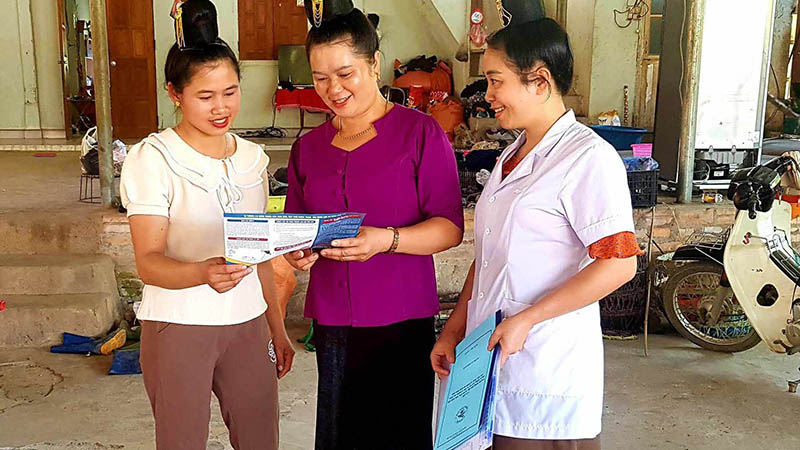 Cộng tác viên Dân số-KHHGĐ hết mình với công việc